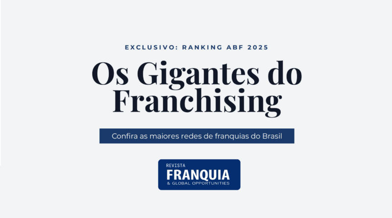 Gigantes do Franchising: ABF divulga ranking das maiores redes de 2025 Gigantes do Franchising: ABF divulga ranking das maiores redes de 2025